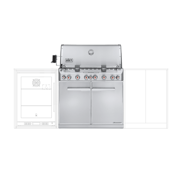 Summit S660 ULPG Built In Stainless Steel