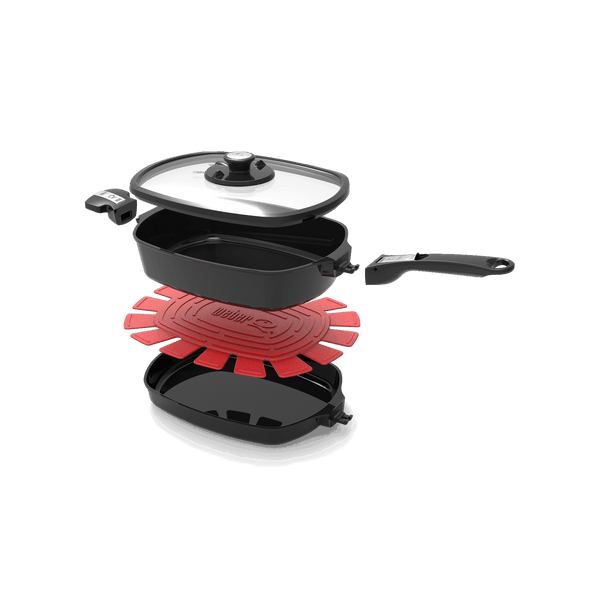 Weber Q Ware Large Casserole/Frying Pan Pack