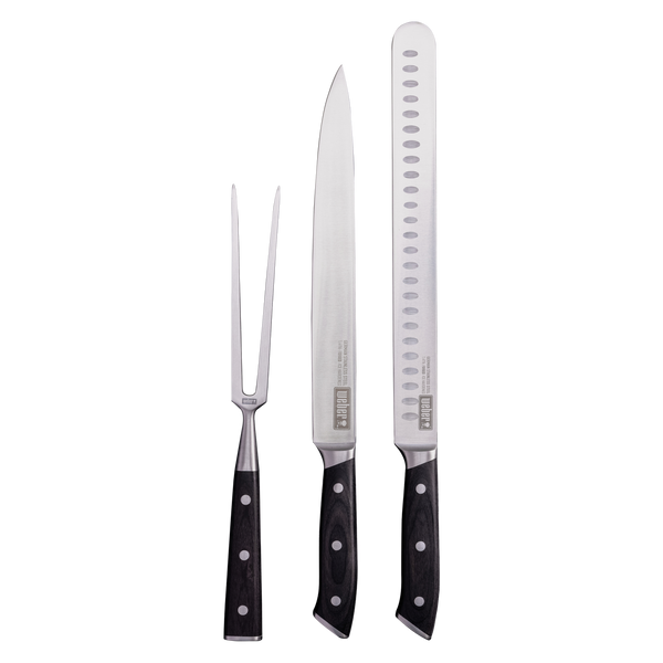 Weber Carving Knife 3-Piece Set (Slicing, Carving, Fork)