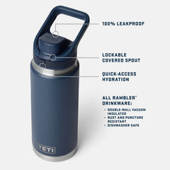 Rambler R26 Flip Chug Bottle Navy