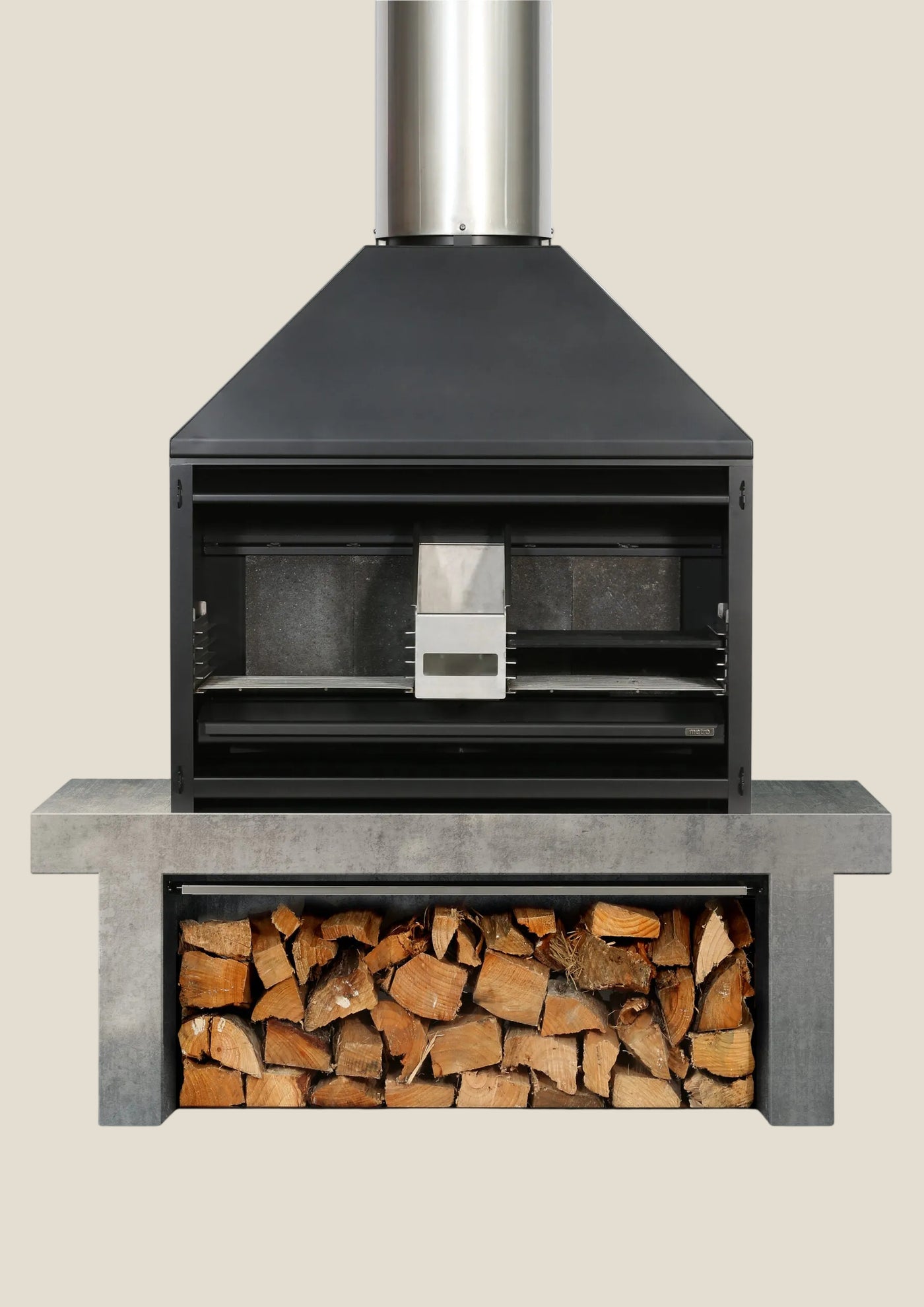 OUTDOOR 1200 Braai - Freestanding Fire & Flue (3 items)
