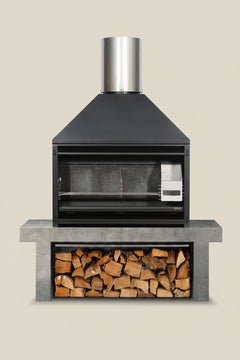 OUTDOOR 1200 Braai - Freestanding Fire & Flue (3 items)