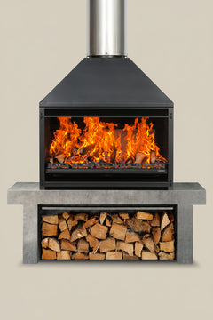 OUTDOOR 1200 Braai - Freestanding Fire & Flue (3 items)
