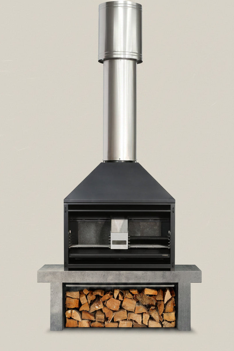 OUTDOOR 1200 Braai - Freestanding Fire & Flue (3 items)