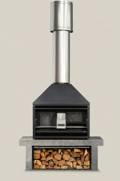 OUTDOOR 1200 Braai - Freestanding Fire & Flue (3 items)