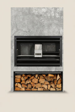 OUTDOOR 1200 Braai - Insert Fire & Flue (4 items)