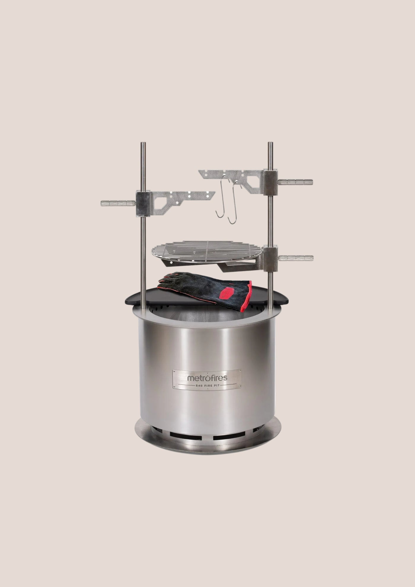 Metro 540 Fire Pit - Stainless Steel