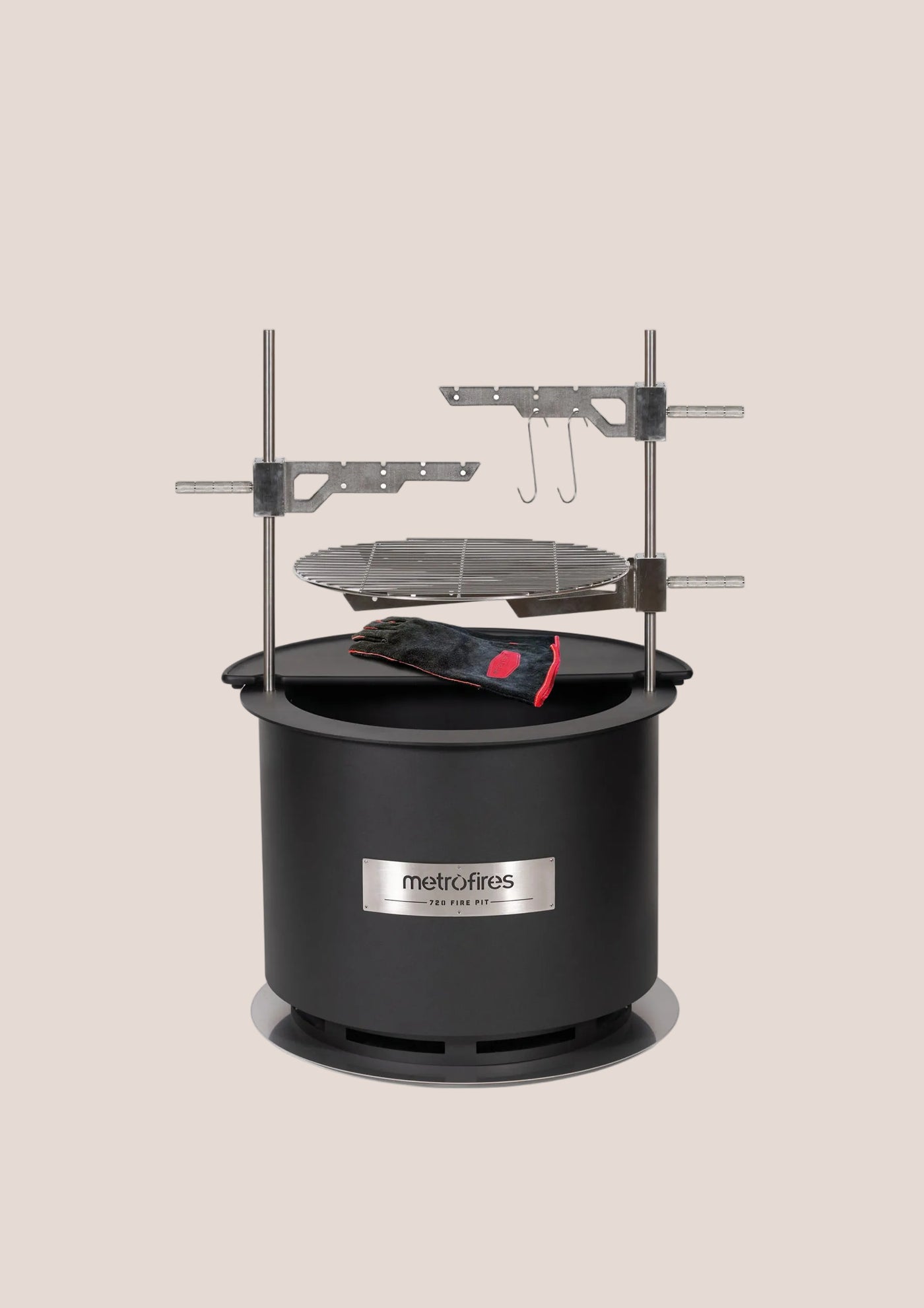 Metro 720 Fire Pit - Corten Black