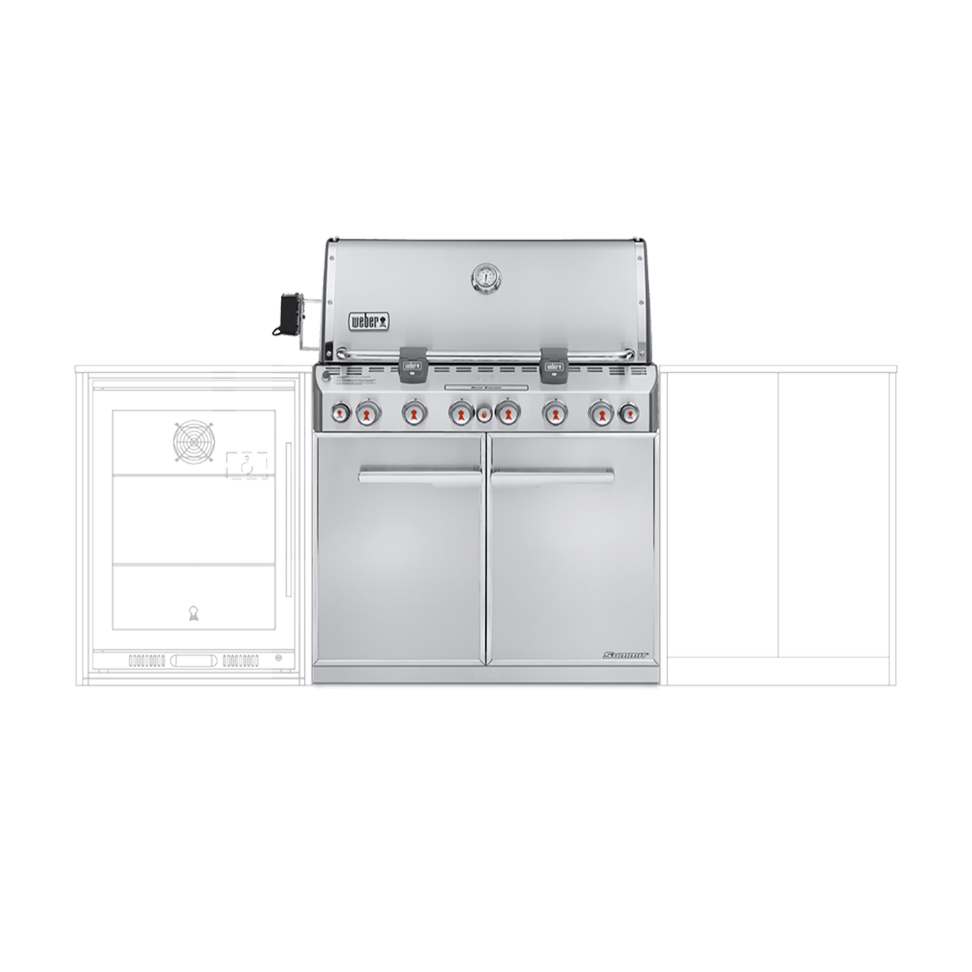 Summit S660 Built In Stainless Steel