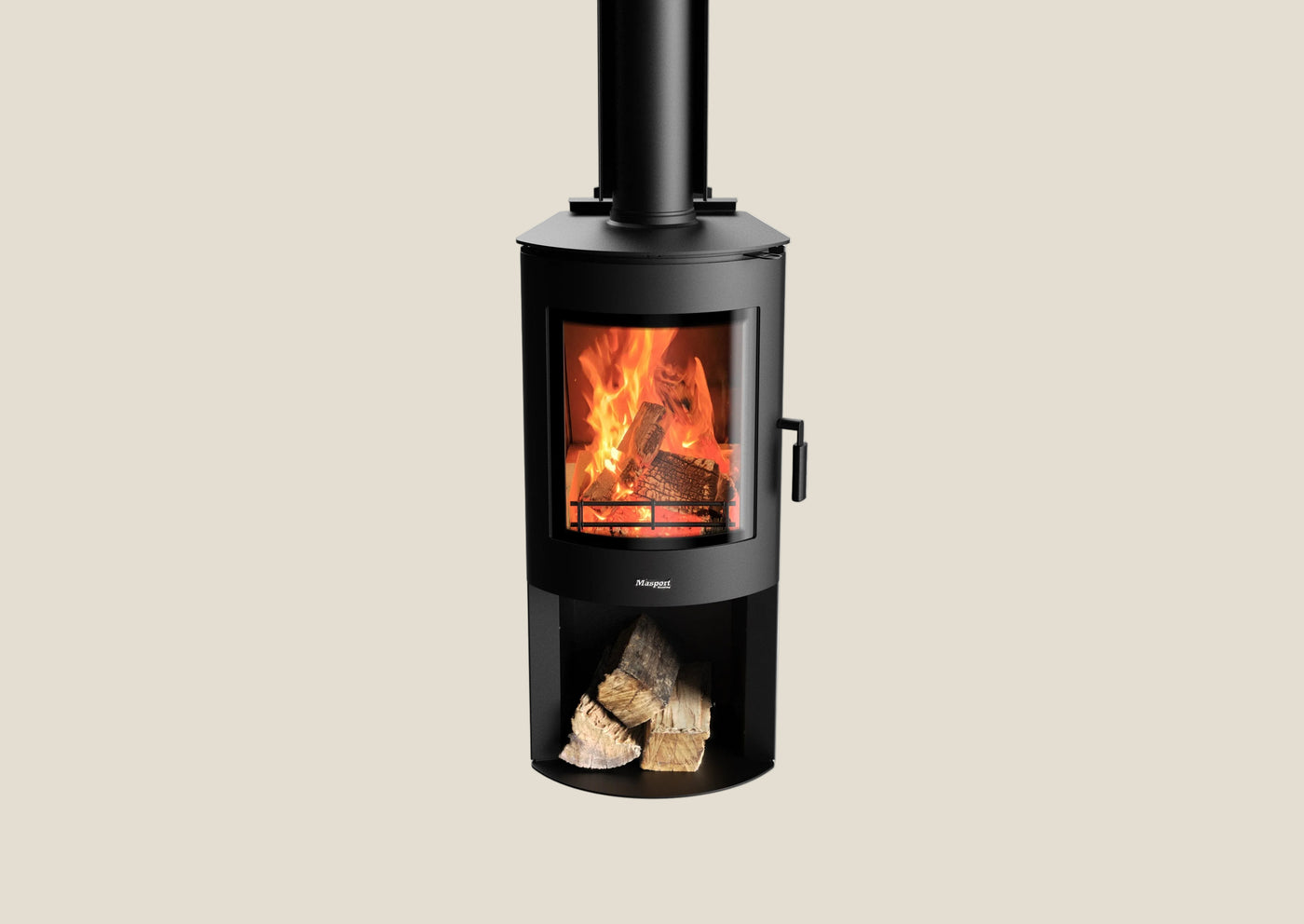 Masport Akaroa Mk II Wood Fire with Wood Stacker
