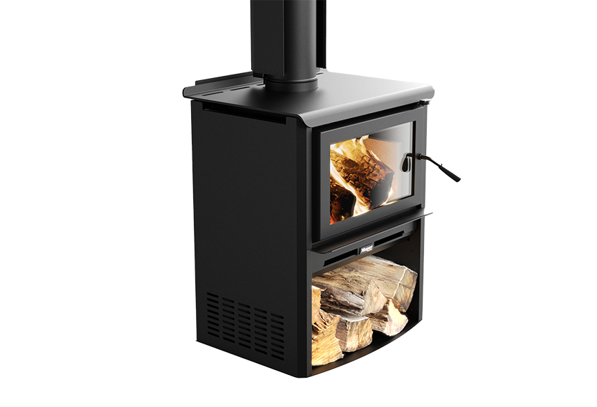 Kaituna Wood Stacker Package w Flue Kit