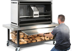 OUTDOOR 1200 Braai - F/S Fire, Trolley & Flue (4 items)