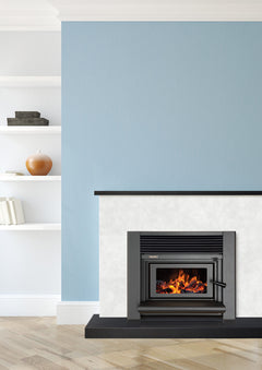 ECO Insert Firebox / Trend Fascia HT Metallic Blk (2 items)