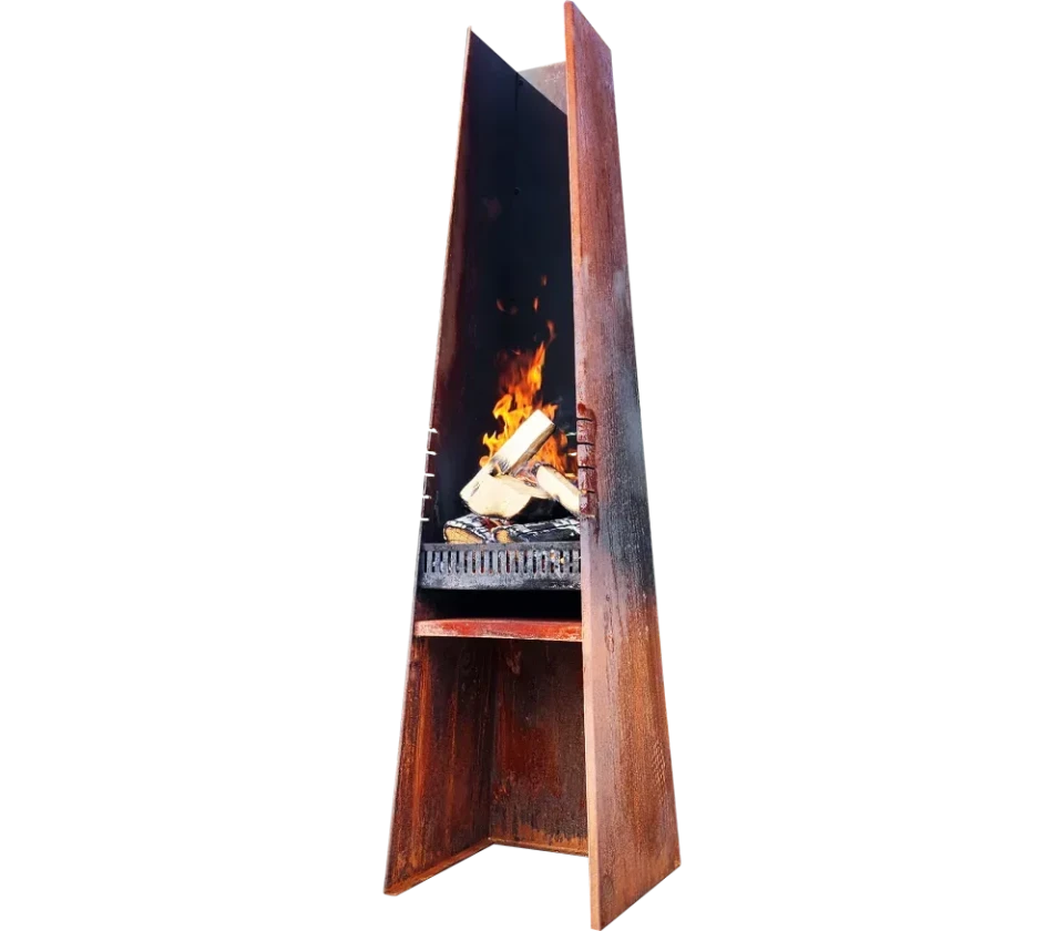Woodsman Obelisk Outdoor Fire And BBQ