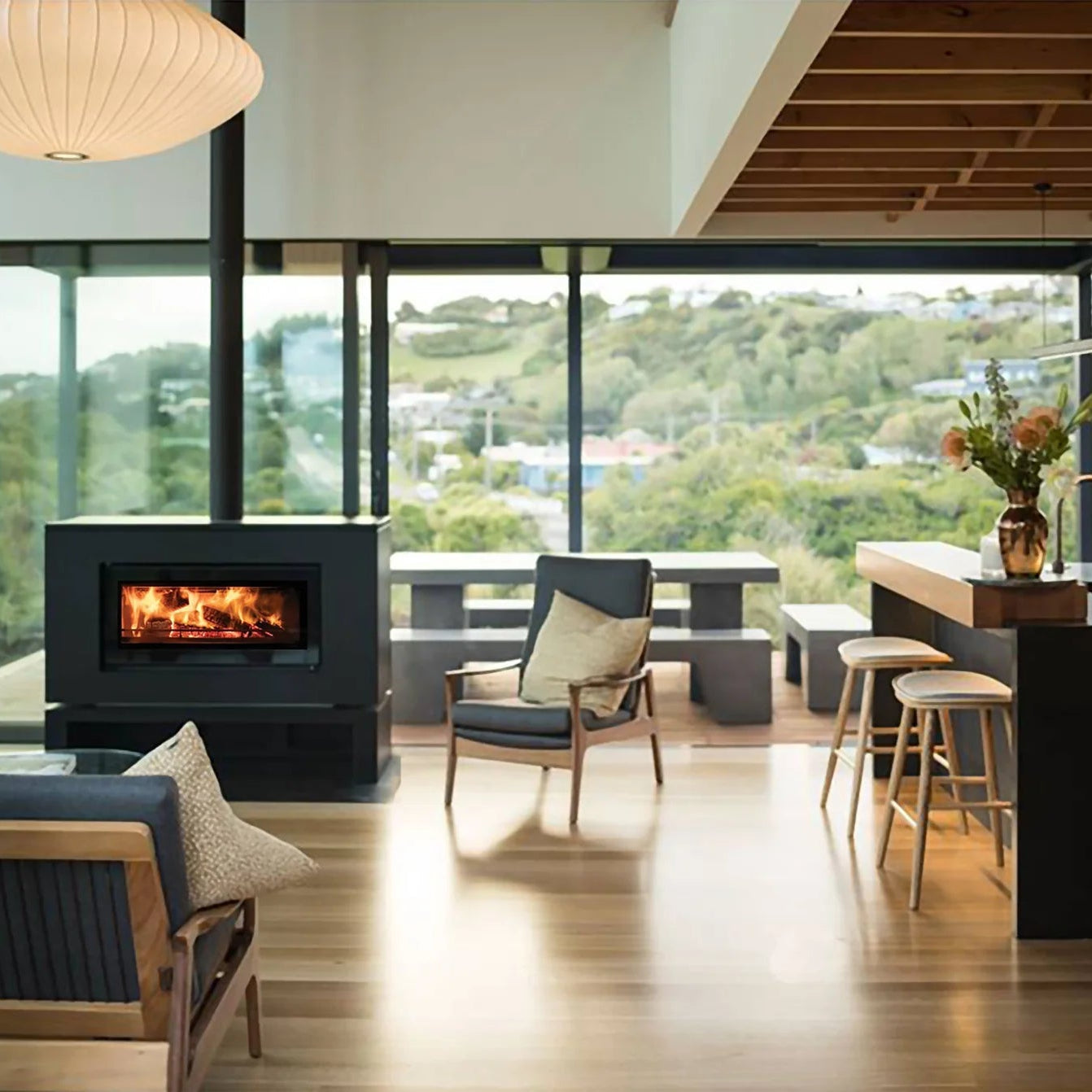 STOVAX STUDIO 2 CLEAN AIR WOOD FIRE